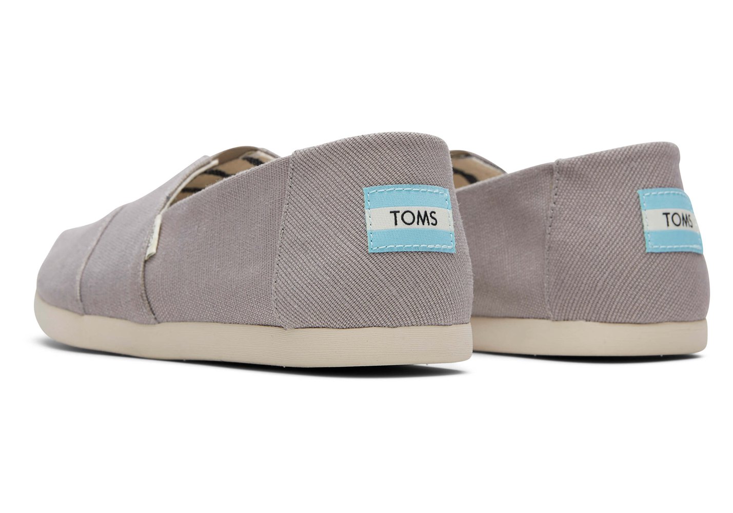 Toms Alpargata Heritage Canvas Espadrille Grey - Mens - 45308-MTIW